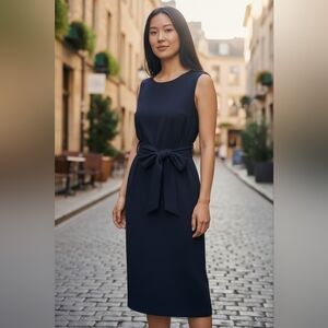 Boden Navy Midi Dress